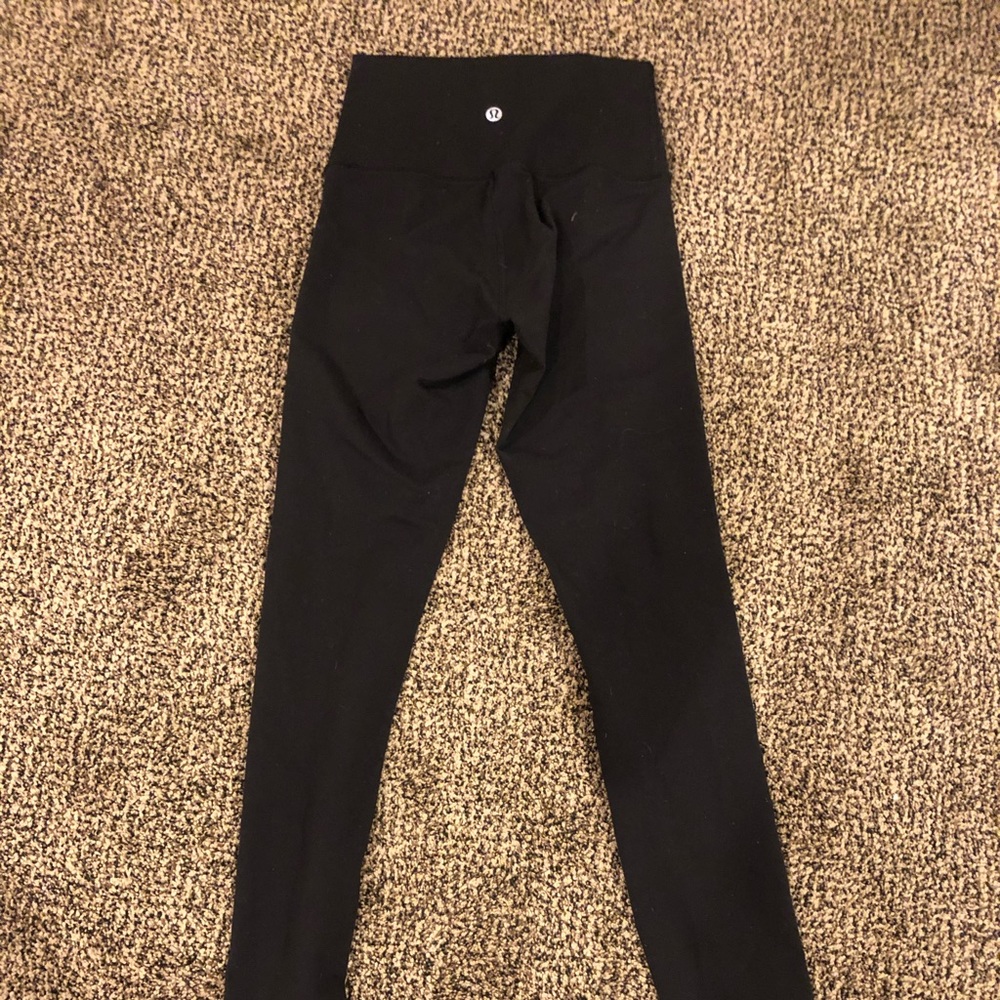 Black align lululemon leggings